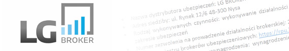 INFORMACJA DOTYCZĄCA DYSTRYBUCJI UBEZPIECZEŃ
